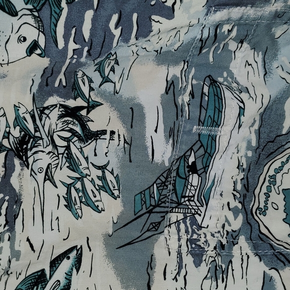 Hook & Tackle button down shirt size XL Fishing boating - Picture 3 of 5